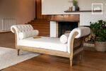 Wooden bench sofa