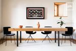 Wooden dining table