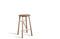 Miniature Tall wooden stool Niels Clipped
