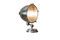Miniature XXL Silver-plated lamp Clipped